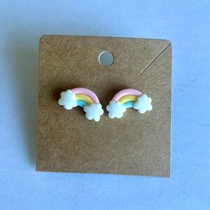 2/$15- Rainbow Earrings for Kids Handmade